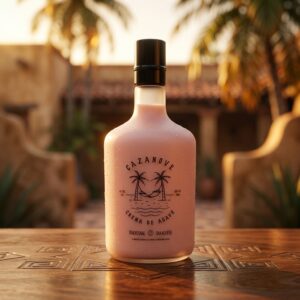 CREMA DE MEZCAL CASANOVE FRESA 750ML