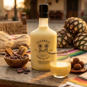 CREMA DE MEZCAL CASANOVE PIÑA COLADA 750ML