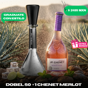 Combo de Graduación — Maestro Dobel 50 Cristalino + JP. Chenet Merlot Rosé